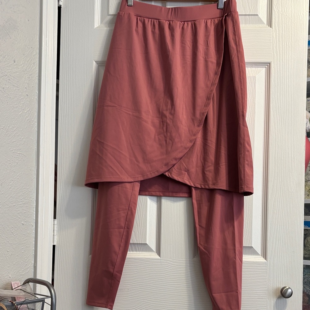 Women's Pink Layered Skirt